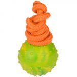 German Shepherd K9 Ball with Rope - Activity Dog Toy