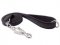 Excellent Flat Leather Leash with Chrome Plated Steel Snap Hook