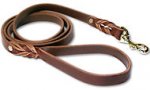 Twisted latigo dog lead-German Shepherd Leather LEASH