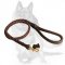 Multifunctional Leather Dog Leash with Braids for German Shepherd