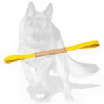 German Shepherd Soft Leather Pocket Toy with Two Handles