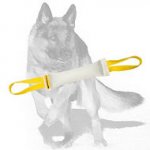 German Shepherd Fire Hose Dog Bite Tug With Handles