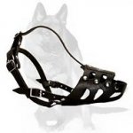 Everyday German Shepherd Leather Dog Muzzle