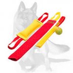 German Shepherd French Linen Set of Tugs