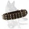 Adjustable German Shepherd Leather Dog Collar