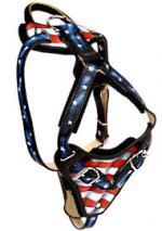 ‘My U.S.A’ American Flag Dog Harness for German Shepherd