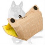 German Shepherd Puppy Bite Builder made of Jute