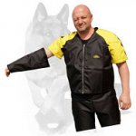 Protection scratch suit for dog training