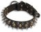 Spiked Black collar 26'' for Alsatian Dog/26 inch dog collar-S55