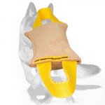 Ultra Leather Dog Tug Toy with 2 handles for German Shepherd