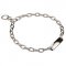 Fur Saver Dog Collar Steel Chrome Plated With Plate 1/9 inch (3 mm) link diameter