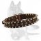 Handsome Spiked and Studded Leather Collar