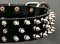 Canine Deluxe Spiked Leather Dog Collar for German Shepherd