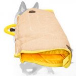 Puppy sleeve made of strong yet safe for your dog or puppy jute