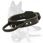 Super Strong Training Leather Collar for German Shepherd