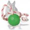 Dotted Rubber Dog Ball for German Shepherd Water Training and Playing