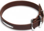 Id collar Brown collar 24'' for GSD /24 inch dog collar-C456