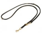 K9 Sport / Round Leash - Rolled Leather Leash 6 mm wide