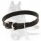 Plain Leather Collar for German Shepherd Dog