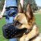 Leather German Shepherd Muzzle For Agitation Training