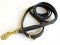 Flat Leather Leash 1/2 inch w/h brass for German Shepherd