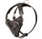 Black Leather Dog Harness for German Shepherd