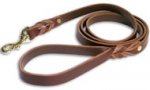 3/4'' Perfectly Plain Leather Leash for German Shepherd