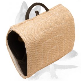 German Shepherd Jute Bite Builder for Dog Bite Grip Training