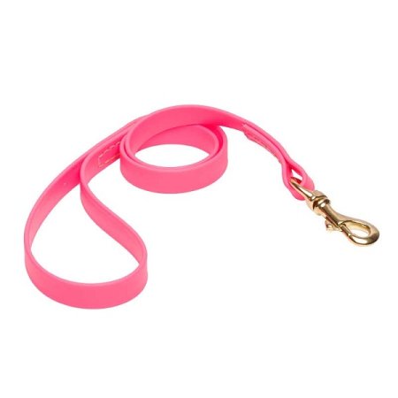 Pink Waterproof German Shepherd Leash Made of Biothane