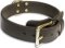 German Shepherd Dog Collar-2ply Leather Collar-German Shepherd