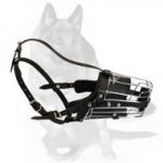 'No Mash' German Shepherd Muzzle - Dog Basket Muzzle