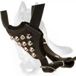 German Shepherd Studded Dog Harness for Fashionable Puppies