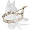 German Shepherd Stainless Steel Neck Tech Pinch Prong Dog Collar 19 inch (48 cm) in length