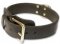 Heavy 2-Ply leather dog collar for German Shepherd