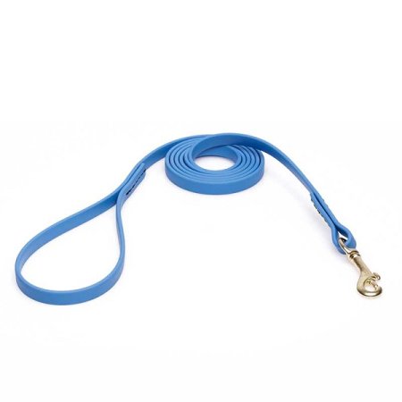 Amazing Blue Biothane German Shepherd Leash for Walking, Tracking