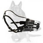 K-9 Wire Basket Muzzle for Police Dog Training