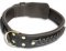 Custom black collar 25'' Alsatian Dog/25 inch dog collar-C55s33