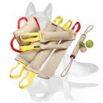 German Shepherd Training Jute Bite Set of Tugs