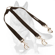 German Shepherd Triple Leash Nylon Coupler for Walking 3 Dogs