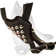 German Shepherd Studded Dog Harness for Fashionable Puppies