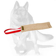 German Shepherd Dog-friendly Jute Bite Tug with Handle
