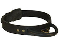Double Layer Leather Collar 11/4 for German Shepherd