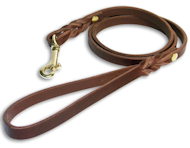 Durable Leash made of Leather for German Shepherd