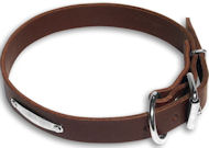 Id collar Brown collar 24'' for GSD /24 inch dog collar-C456