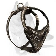 ‘The Savannah’ Hand Painted German Shepherd Dog Body Harness