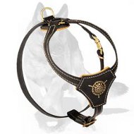 ‘Pup Culture’ Royal Leather Tracking/Walking Dog Harness