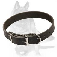 Top grade 1 1/5 inch Wide Leather Collar of Classic Design