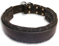 GSD Padded Shepherd Black dog collar 20 inch/20'' collar-C24