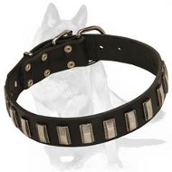German Shepherd Dog Handcrafted Leather Collar