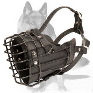 'Unbeat Master' Wire Cage German Shepherd Muzzle - Winter Muzzle with Padding